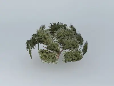 Great street minas tree Free 3D model
