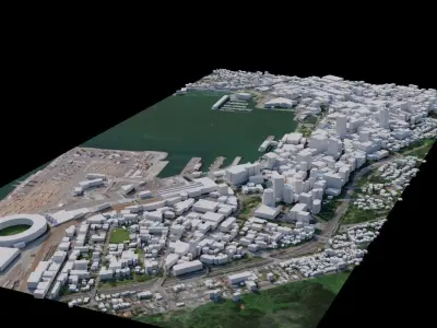 Wellington - New Zealand 3D model