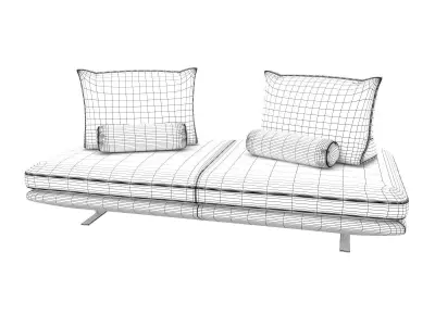Prado Sofa M 100 3D model