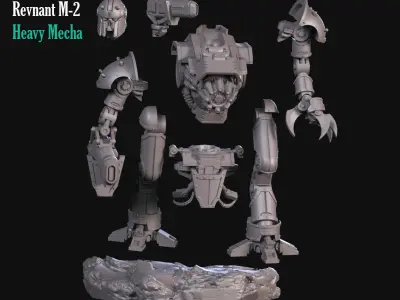 Heavy Mecha Revenant M-2 3D print model