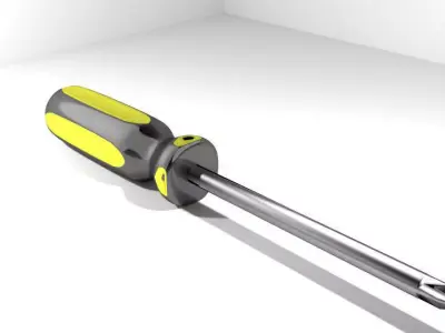 Mechanical Handtools - Screwdriver cross-bade type phillip head 3D model