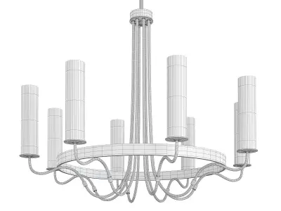 KEARNEY CHANDELIER Low-poly 3D model