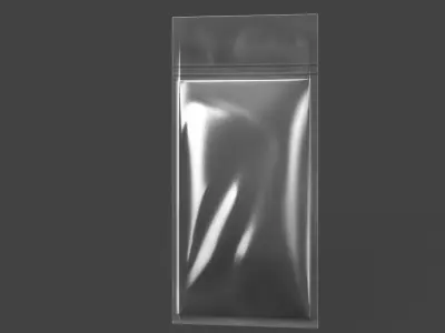 Metalic food packaging v5 PBR 3D model