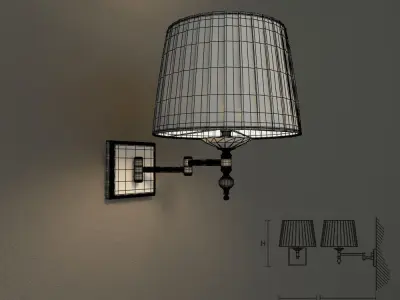 Masiero VE1091 A1 wall lamp 3D model
