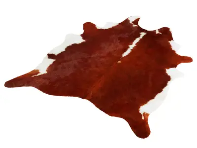 Hereford Cowhide Rug by Hudson Hides 3D model