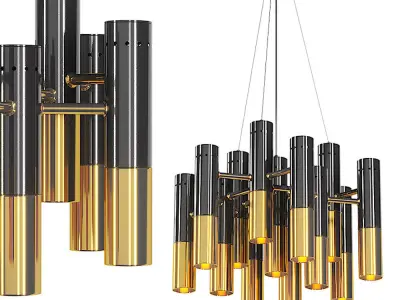 Chandelier Ike 9952-13 3D model