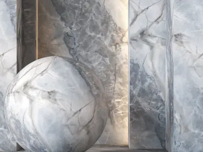 2 Marble Textures 4K - Seamless Texture