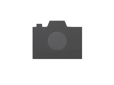 Camera Symbol V1 002 Low-poly 3D model