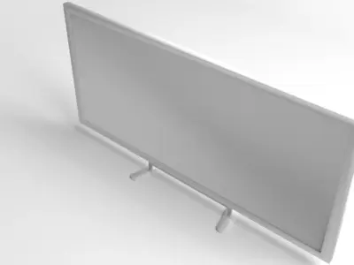 Flat-Panel Monitor 65inch 3D model