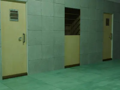 Prison Corridor 3D model