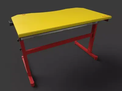 Home Office Desk 3D model purchase