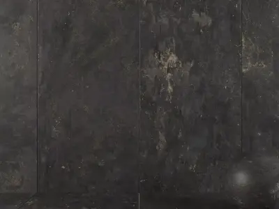 Stone Wall Tiles Troia Black 120x270 Texture