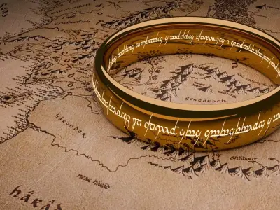 Sauron ring in 3d 3D model