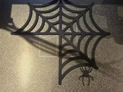 Spiderweb Door Corner 3D print model