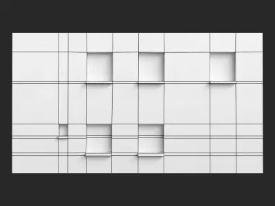 Abandoned Old House Building Asset Low-poly 3D model