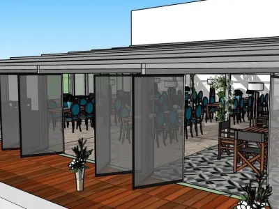 A restaurant ara cafe  3D model