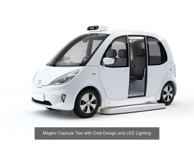 Futuristic Taxi Concepts Pack 2