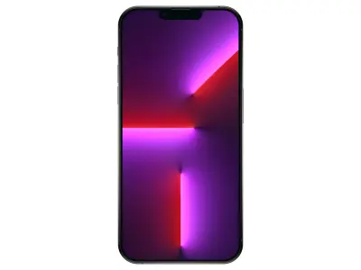 Apple iPhone 13 Pro Max Graphite Low-poly 3D model