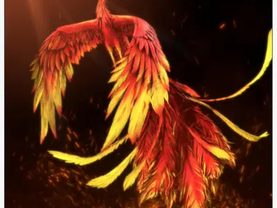  phoenix Undead bird phoenix1 