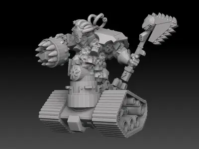 Tank Demon Megapack 3D print model