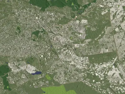 Nairobi Kenya - city and urban 3D model