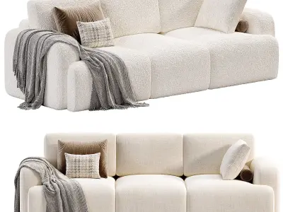 Bonent Sofa Low-poly 3D model