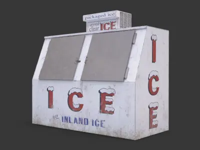 Ice Merchandiser Low-poly 3D model