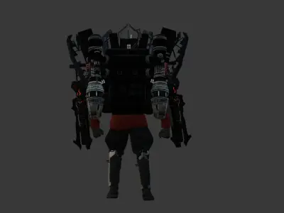 titan speakerman upgraded 3D model