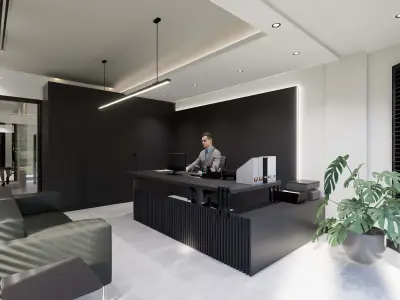 Office Desk 3d model 3D model