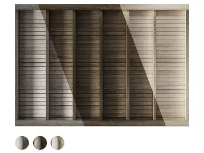 Wooden ceiling 3D model