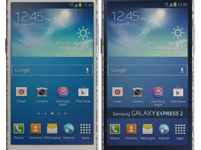 Samsung galaxy express 2 all color 3D model