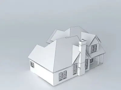 Suburban Home Free 3D model