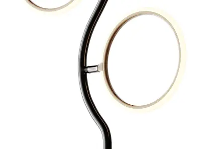 Circular Tree Floor Lamp 3D model