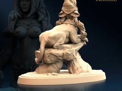 Doom Sphinx A Nude 3D print model