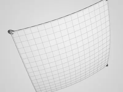 Flat Ceiling Lamp 27 3D model