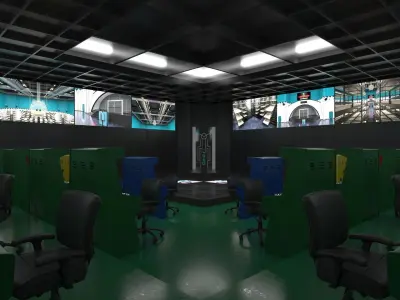 Squid game Master control room  3D model