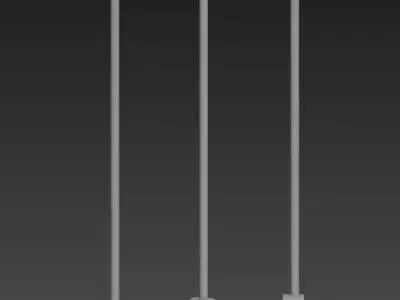 Modern Led Wall Lamp Collection 3D model