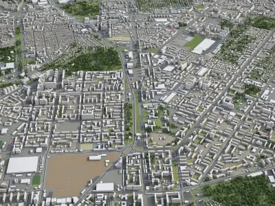 Samara  Low-poly 3D model