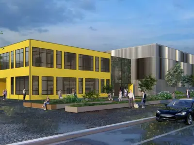 3D model of a sports school 3D model