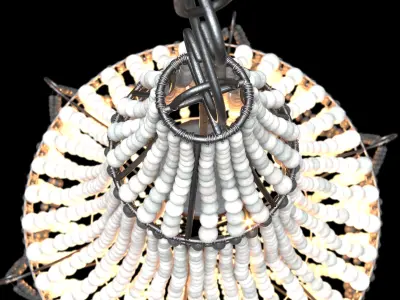 Hellooow Teardrop chandelier 3D model