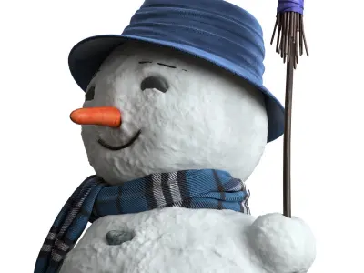 Snowman 3D model