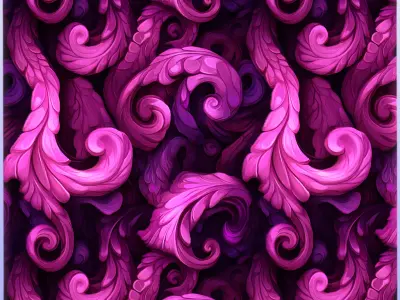 Stylized Foliage Seamless Texture Texture