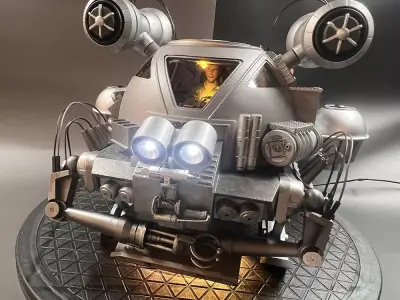 INNERSPACE KRAKEN SUBMARINE model kit 3D print model