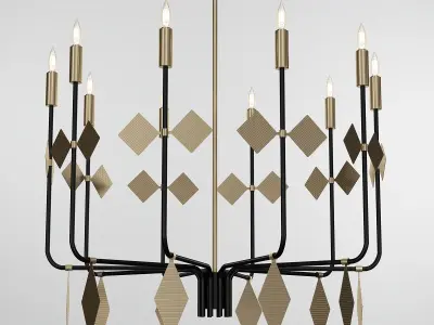 UZMA 1 chandelier 3D model