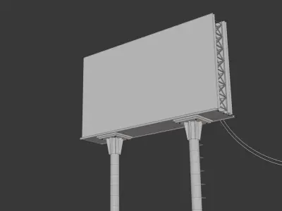 3D Billboard 3D model