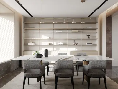 apartment interior scenes       3D model 6