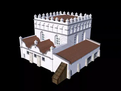 Golden Rose Synagogue Reconstruction 3D model