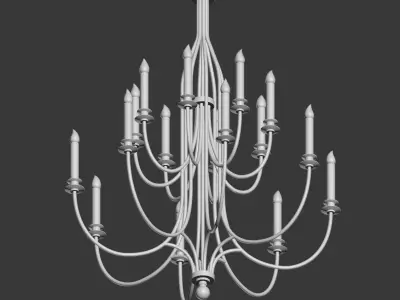 Hammerton CH9223 Chateau Chandelier 3D model