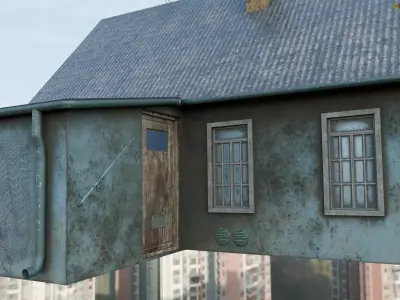 House east styled 3D model