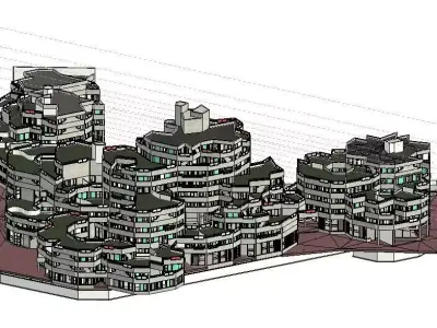 LIEGAT BUILDING IVRY SUR SEINE 3D MODEL GHAILLOUSTET 3D model